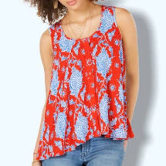 Style & Co. Tops - Style & Co Printed Sleeveless Tank Top